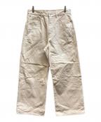 COOTIE PRODUCTIONSクーティープロダクツ）の古着「12.5oz Denim 5 Pocket Square Leg Pants」｜ホワイト