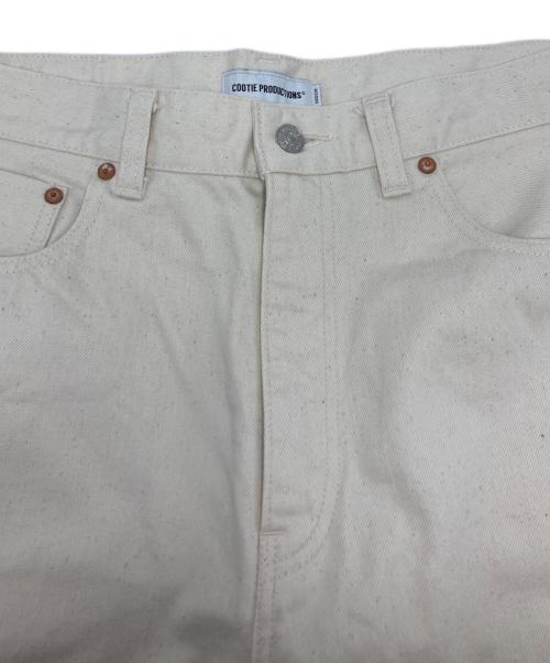 COOTIE PRODUCTIONS（クーティープロダクツ）COOTIE PRODUCTIONS (クーティープロダクツ) 12.5oz Denim 5 Pocket Square Leg Pants ホワイト サイズ:Mの古着・服飾アイテム