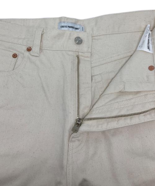 COOTIE PRODUCTIONS（クーティープロダクツ）COOTIE PRODUCTIONS (クーティープロダクツ) 12.5oz Denim 5 Pocket Square Leg Pants ホワイト サイズ:Mの古着・服飾アイテム