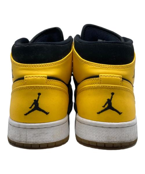 NIKE（ナイキ）NIKE (ナイキ) Air Jordan 1 Retro Mid New Love イエロー×ブラック サイズ:US8の古着・服飾アイテム