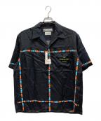 WACKO MARIAワコマリア）の古着「THE PHOENICIAN SCHEME S/S HAWAIIAN SHIRT」｜ブラック