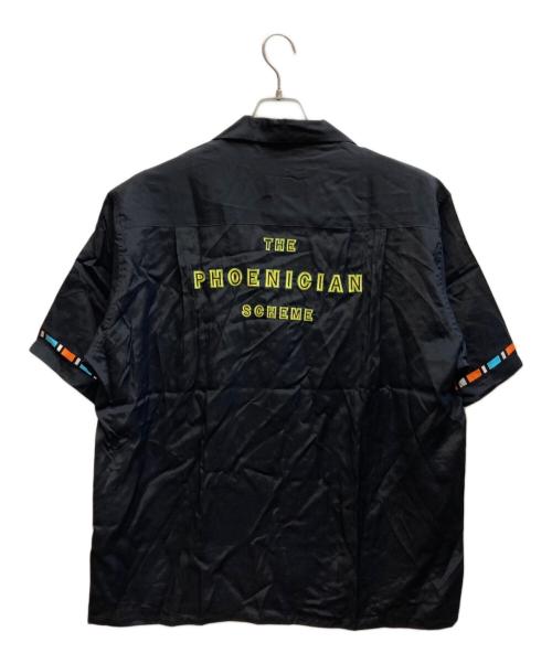 WACKO MARIA（ワコマリア）WACKO MARIA (ワコマリア) THE PHOENICIAN SCHEME S/S HAWAIIAN SHIRT ブラック サイズ:XLの古着・服飾アイテム