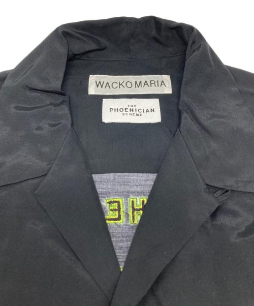 WACKO MARIA（ワコマリア）WACKO MARIA (ワコマリア) THE PHOENICIAN SCHEME S/S HAWAIIAN SHIRT ブラック サイズ:XLの古着・服飾アイテム