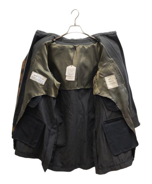 Maison MIHARA YASUHIRO（メゾン ミハラ ヤスヒロ）Maison MIHARA YASUHIRO (メゾン ミハラ ヤスヒロ) TRIPLE LAYERED BLAZER / J15JK131-0 グレー サイズ:48の古着・服飾アイテム