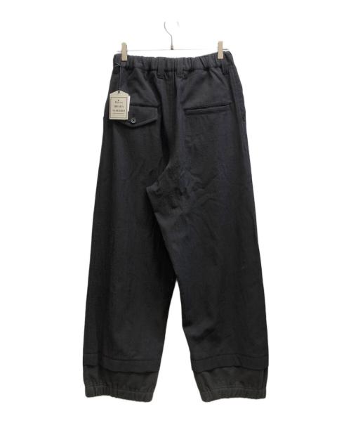 Maison MIHARA YASUHIRO（メゾン ミハラ ヤスヒロ）Maison MIHARA YASUHIRO (メゾン ミハラ ヤスヒロ) Mix Layered Wool Pants グレー サイズ:44の古着・服飾アイテム