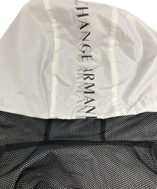 ARMANI EXCHANGE（アルマーニ エクスチェンジ）ARMANI EXCHANGE (アルマーニ エクスチェンジ) RECYCLED FABRIC HOODED JACKET ホワイト サイズ:Mの古着・服飾アイテム