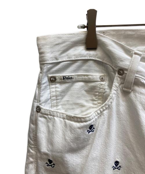 POLO RALPH LAUREN（ポロ・ラルフローレン）POLO RALPH LAUREN (ポロ・ラルフローレン) デニムパンツ ホワイト サイズ:34の古着・服飾アイテム