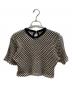 MAISON SPECIAL（メゾンスペシャル）の古着「Double Mesh Short Length T-shirt - 21241415216」｜アイボリー×ブラック