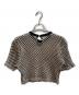 MAISON SPECIAL (メゾンスペシャル) Double Mesh Short Length T-shirt - 21241415216 アイボリー×ブラック サイズ:FREE：5000円
