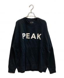 Snow peak×JOURNAL STANDARD（スノーピーク×ジャーナルスタンダード）の古着「クルーネックスウェット」｜ブラック