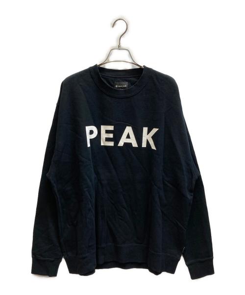 Snow peak（スノーピーク）Snow peak (スノーピーク) JOURNAL STANDARD (ジャーナルスタンダード) クルーネックスウェット ブラック サイズ:Lの古着・服飾アイテム