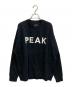 Snow peak（スノーピーク）の古着「クルーネックスウェット」｜ブラック