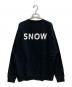 Snow peak (スノーピーク) JOURNAL STANDARD (ジャーナルスタンダード) クルーネックスウェット ブラック サイズ:L：7000円