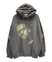HVS（エイチブイエス）の古着「KANYE WESTプリントフーディー」｜グレー