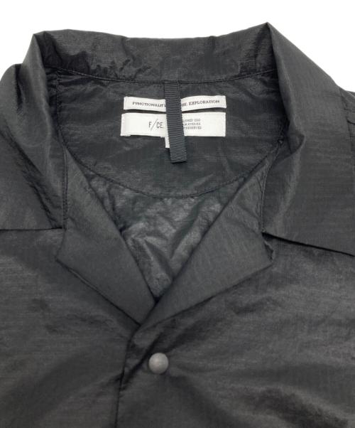 F/CE.（エフシーイー）F/CE. (エフシーイー) 15D NYLON RIPSTOP SHIRT ブラック サイズ:FREEの古着・服飾アイテム
