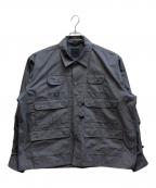 DAIWA PIER39ダイワ ピア39）の古着「TECH MULTI FISHING POCKET SHIRT」｜グレー