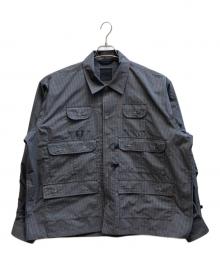 DAIWA PIER39（ダイワ ピア39）の古着「TECH MULTI FISHING POCKET SHIRT」｜グレー