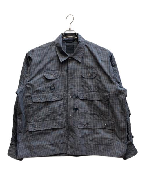 DAIWA PIER39（ダイワ ピア39）DAIWA PIER39 (ダイワ ピア39) TECH MULTI FISHING POCKET SHIRT グレー サイズ:XLの古着・服飾アイテム