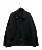 RHYTHRリズル）の古着「SUMMER WOOL MIX COACH JACKET - RHY-057」｜ブラック