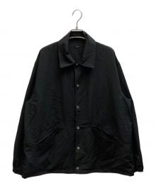RHYTHR（リズル）の古着「SUMMER WOOL MIX COACH JACKET - RHY-057」｜ブラック