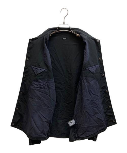 RHYTHR（リズル）RHYTHR (リズル) SUMMER WOOL MIX COACH JACKET - RHY-057 ブラック サイズ:Lの古着・服飾アイテム