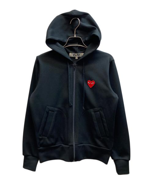 PLAY COMME des GARCONS（プレイコムデギャルソン）PLAY COMME des GARCONS (プレイコムデギャルソン) ジップパーカー / AZ-T171 ブラック サイズ:Mの古着・服飾アイテム