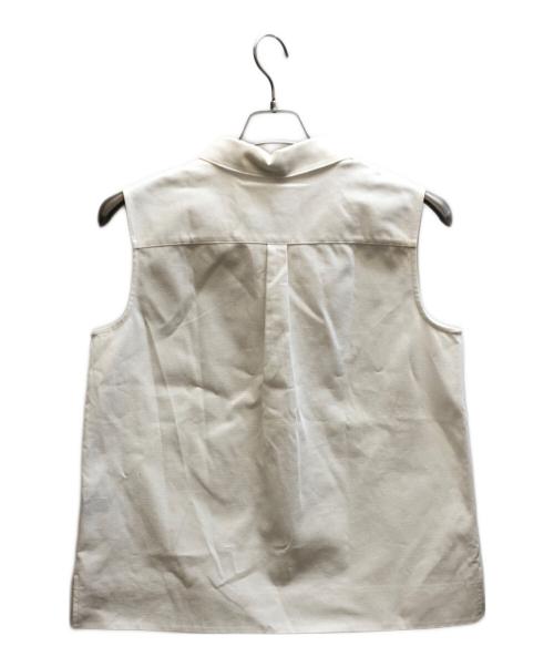 theory（セオリー）theory (セオリー) ノースリーブポロシャツ / 01-3108217 ホワイト サイズ:S 未使用品の古着・服飾アイテム
