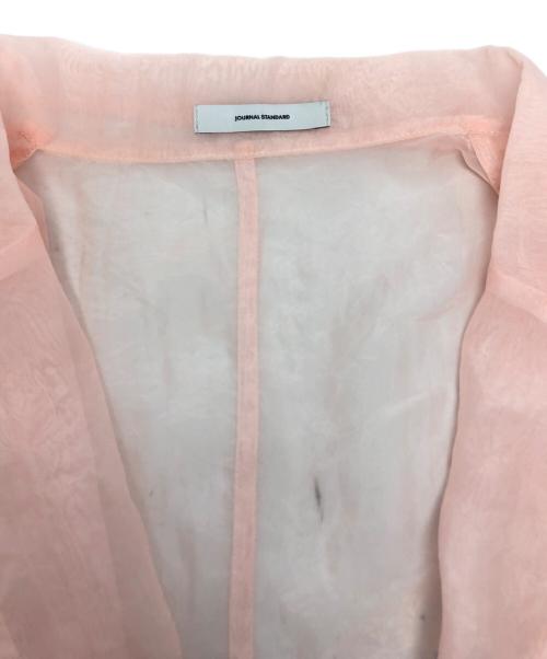 JOURNAL STANDARD（ジャーナルスタンダード）JOURNAL STANDARD (ジャーナルスタンダード) シアーシャツジャケット ピンク サイズ:FREE 未使用品の古着・服飾アイテム