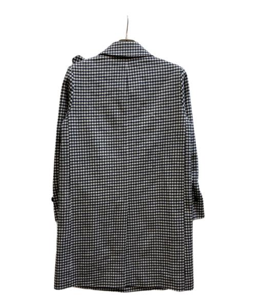MACKINTOSH PHILOSOPHY（マッキントッシュ フィロソフィー）MACKINTOSH PHILOSOPHY (マッキントッシュ フィロソフィー) ウールコート/H1C15-412-07 グレー×ネイビー サイズ:36の古着・服飾アイテム