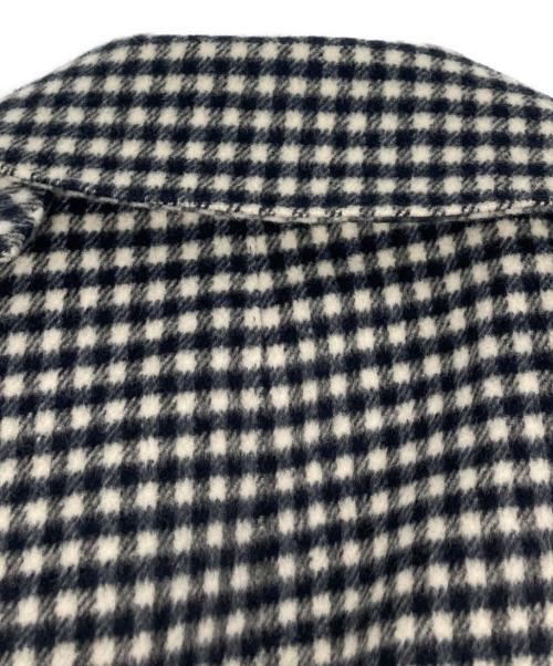 MACKINTOSH PHILOSOPHY（マッキントッシュ フィロソフィー）MACKINTOSH PHILOSOPHY (マッキントッシュ フィロソフィー) ウールコート/H1C15-412-07 グレー×ネイビー サイズ:36の古着・服飾アイテム