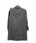 MACKINTOSH PHILOSOPHY (マッキントッシュ フィロソフィー) ウールコート/H1C15-412-07 グレー×ネイビー サイズ:36：12000円