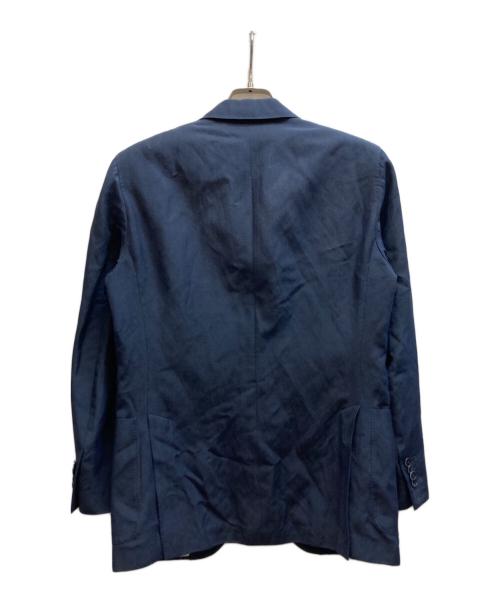 LARDINI（ラルディーニ）LARDINI (ラルディーニ) シルクリネンテーラードジャケット/PK45001EK ネイビー サイズ:44の古着・服飾アイテム