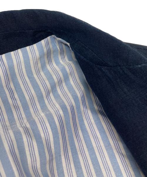 LARDINI（ラルディーニ）LARDINI (ラルディーニ) シルクリネンテーラードジャケット/PK45001EK ネイビー サイズ:44の古着・服飾アイテム