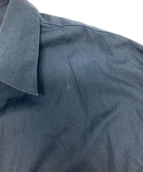 COMME des GARCONS SHIRT（コムデギャルソンシャツ）COMME des GARCONS SHIRT (コムデギャルソンシャツ) Cotton Poplin Shirt ネイビー サイズ:Mの古着・服飾アイテム