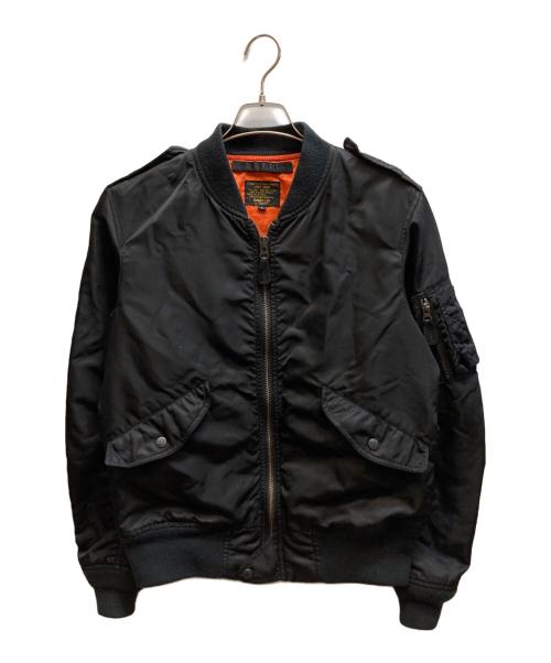 AVIREX（アヴィレックス）AVIREX (アヴィレックス) L-2 CM LOGO フライトジャケット ブラック サイズ:Lの古着・服飾アイテム