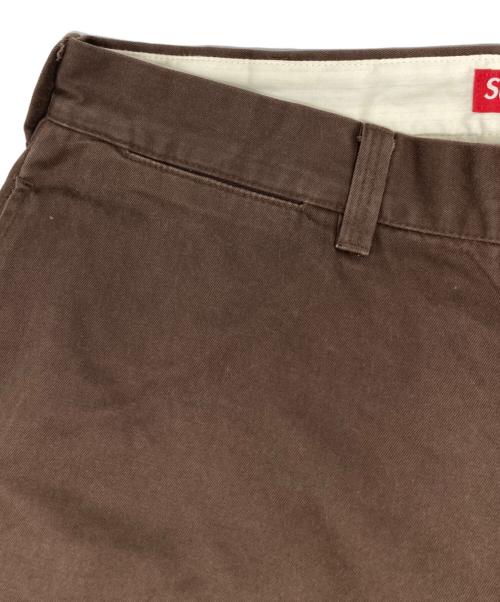 SUPREME（シュプリーム）SUPREME (シュプリーム) Pin Up Chino Pant ブラウン サイズ: 81cm (W32)の古着・服飾アイテム