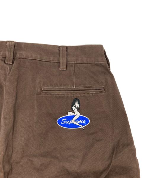 SUPREME（シュプリーム）SUPREME (シュプリーム) Pin Up Chino Pant ブラウン サイズ: 81cm (W32)の古着・服飾アイテム