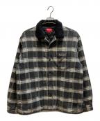 SUPREMEシュプリーム）の古着「Faux Fur Collar Flannel Shirt」｜ブラック