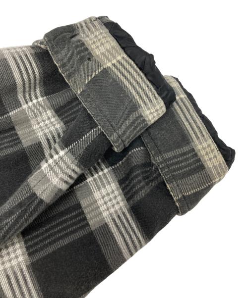 SUPREME（シュプリーム）Supreme (シュプリーム) Faux Fur Collar Flannel Shirt ブラック サイズ:Lの古着・服飾アイテム