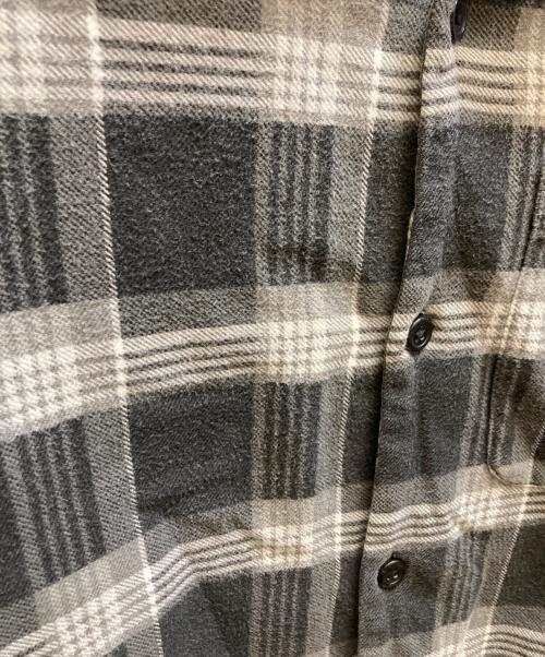 SUPREME（シュプリーム）Supreme (シュプリーム) Faux Fur Collar Flannel Shirt ブラック サイズ:Lの古着・服飾アイテム
