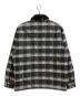 Supreme (シュプリーム) Faux Fur Collar Flannel Shirt ブラック サイズ:L：14000円
