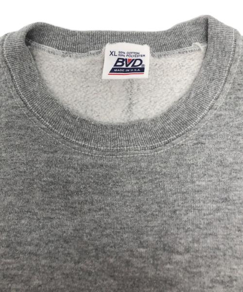 B.V.D（ビーブイディー）B.V.D (ビーブイディー) 90'SEYE BALLスウェット グレー サイズ:XLの古着・服飾アイテム