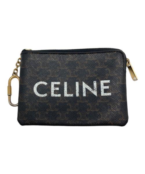 CELINE（セリーヌ）CELINE (セリーヌ) トリオンフ キャンバス コイン＆カードパース/10C662CA2.38NO ブラウン サイズ:₋の古着・服飾アイテム