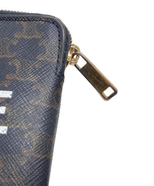 CELINE（セリーヌ）CELINE (セリーヌ) トリオンフ キャンバス コイン＆カードパース/10C662CA2.38NO ブラウン サイズ:₋の古着・服飾アイテム