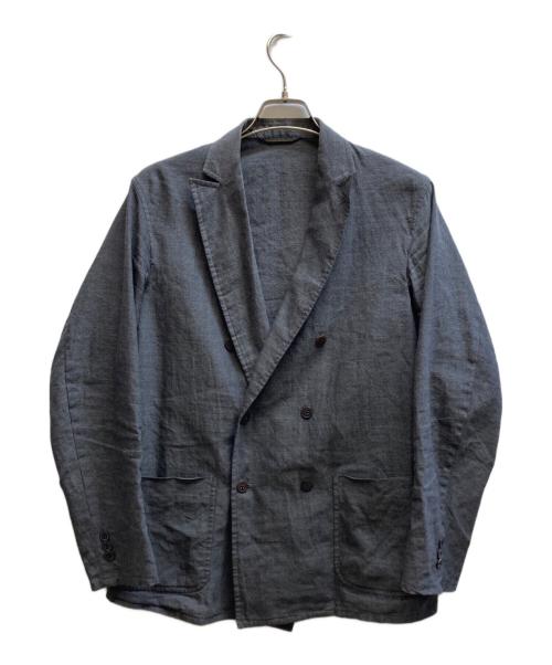 COMOLI（コモリ）COMOLI (コモリ) リネンウールダブルジャケット/I01-01002 グレー サイズ:1の古着・服飾アイテム