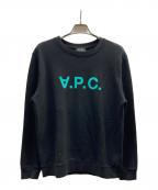 A.P.C.アーペーセー）の古着「ロゴスウェット/24242-1-95281」｜ブラック