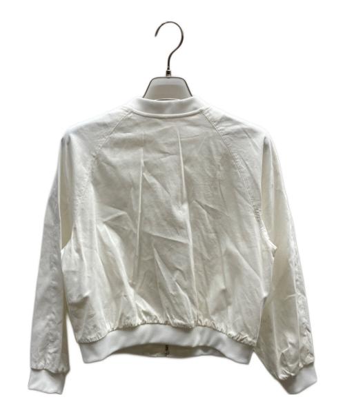 theory luxe（セオリーリュクス）theory luxe (セオリーリュクス) ジップアップブルゾン / 03-3204110 ホワイト サイズ:32の古着・服飾アイテム