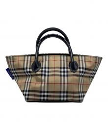 Burberry's（バーバリーズ）の古着「ノバチェックミニトートバッグ」｜ブラウン