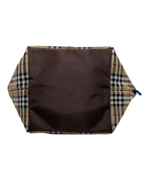 Burberry's（バーバリーズ）Burberry's (バーバリーズ) ノバチェックミニトートバッグ ブラウンの古着・服飾アイテム
