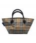 Burberry's（バーバリーズ）の古着「ノバチェックミニトートバッグ」｜ブラウン